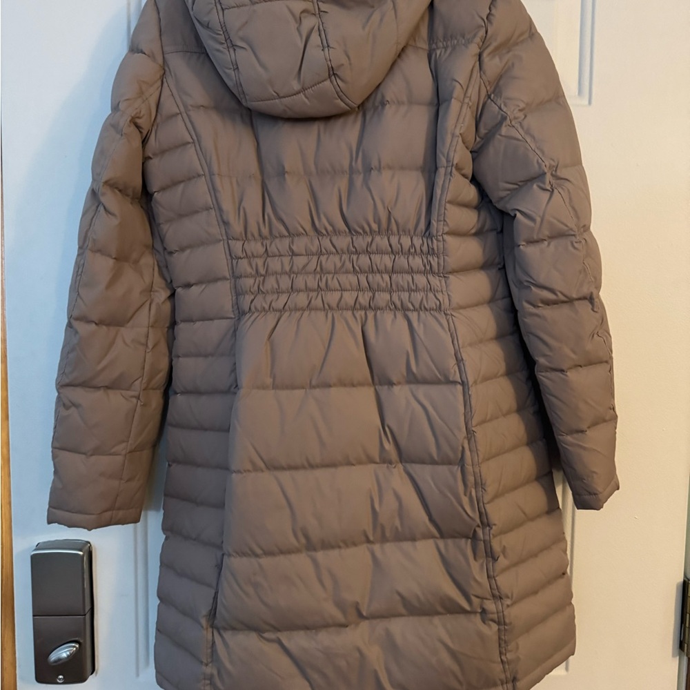 Tan Mid-Length Puffer Jacket - image 8